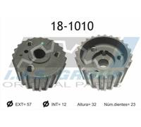 IJS Rueda dentada, árbol de distribución para ALFA ROMEO: Mi.To & FIAT: 500, Punto, Palio, Idea, Marea, Bravo, Brava, Panda, Doblo (Ref: 18-1010)