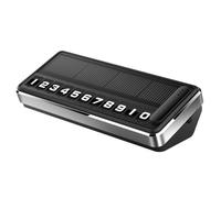 IJSDNVJNDX 1 Placa de Matrícula Solar para Coche con Iluminación LED, Tarjeta de Estacionamiento Temporal, Placas Ocultas, Dispositivo de Estacionamiento con Varios Números.