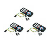 IJSDNVJNDX 3X Módulo de Control Remoto HX1838 Kit de Control Remoto Inalámbrico por Infrarrojos Módulo Multifuncional del Robot de Control Remoto