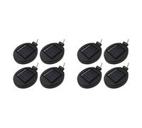 IJSDNVJNDX 8 Luces LED Solares de Repuesto para Tapa de Farola, Panel Superior, para Flores de Exterior, Bricolaje, para Jardín y Patio.