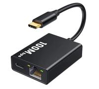 IJSDNVJNDX Adaptador Ethernet de 100 Mbps, Adaptador Ethernet USB C A RJ45 para TV HD/4K, PC, Portátiles, Tabletas y Más.