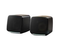 IJSDNVJNDX Altavoz Portátil para Computadora, Minialtavoces con Entrada Auxiliar de 3,5 mm y Alimentación USB, Luces y Sonido Estéreo.