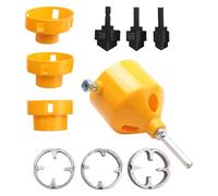 IJSDNVJNDX Broca Escalonada de Elevación PPR con Roscador de Tubos de PVC, Perforadora de Expansión para Tuberías de Agua, Herramienta Eléctrica para Fontaneros.