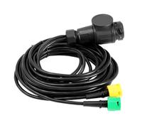 IJSDNVJNDX Cable de Luz de Remolque de 5 M con Conector de 13 Pines y 2 Conectores de 5 Pines. Arnés de Cableado para Luces Traseras de Remolque.