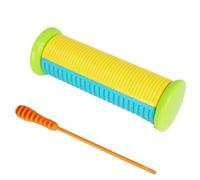 IJSDNVJNDX Campana Orff, Instrumentos Musicales para Niños, Fitness, Raspador de, Campana, Sonajero para Jardín de Infantes, Raspador Roscado, Cilindro.