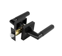 IJSDNVJNDX Cerradura de Puerta con Manija Enrollable de Alta Resistencia, con Forma de, con Palanca Cuadrada, para Dormitorio y Baño.