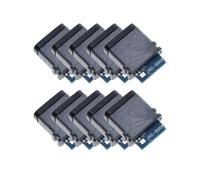 IJSDNVJNDX Conector USB 3.1 Tipo-C Hembra de, Adaptador de Receptáculo Que Soporta Carga y Descarga.