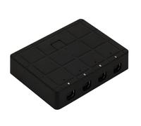 IJSDNVJNDX Conmutador KVM USB 2.0 Bidireccional, Interconvertible, de 4 Vías, para Ordenador, Portátil, Impresora, Escáner y Caja Compartida.