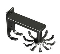 IJSDNVJNDX Gancho Giratorio de Cocina para Colgar Herramientas de Pared, de Aleación de Aluminio, con 10, Sin Perforaciones.