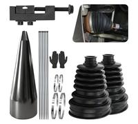 IJSDNVJNDX Kit Reparación Fuelle Junta Homocinética con Herramienta Expansora y Abrazaderas. Kit Universal Reparación Fuelle Eje Junta Homocinética para Ejes 19 mm A 24 Mm.