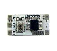IJSDNVJNDX Módulo Controlador LED con Corriente de Salida Ajustable de 3-6 V CC, 28-1500 MA, Controlador PWM, Convertidor de Corriente Constante CC-CC.