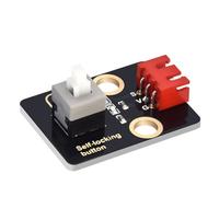 IJSDNVJNDX Módulo de Botón Autoblocante, Bloques de Construcción Electrónicos DIY para/Microbit, Sin Carcasa.