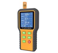 IJSDNVJNDX Monitor de Calidad del Aire Monitor de CO2 Detector de FormaldehíDo TVOC/Temp./Humedad Interior con Indicador de Zumbador, Pantalla Retroiluminada