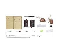IJSDNVJNDX Paquete de 25 Kits Stem, Aprender Código Morse, Construir una Máquina de Telégrafo, Experimento de Circuito Eléctrico, Kit de Electricidad (Sin Batería)
