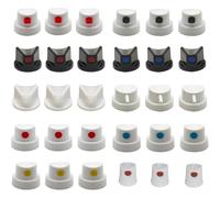 IJSDNVJNDX Paquete de 30 Boquillas de Repuesto para Latas de Aerosol con Boquilla Macho - Puntas para Latas de Aerosol - para Arte con Pintura DIY, Arte Callejero