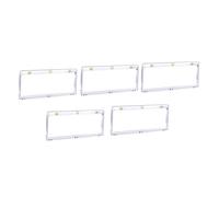 IJSDNVJNDX Paquete de 5 Tarjeteros Magnéticos de 187 Mm, Tarjeteros Triples, Protector de Tarjetas Coleccionables de un Solo Toque