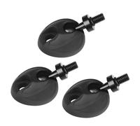 IJSDNVJNDX Patas de Goma Antideslizantes para Trípodes - 3 Almohadillas Universales con Orificio para Tornillo de 3/8", Repuesto para Patas de Trípode y Monópode