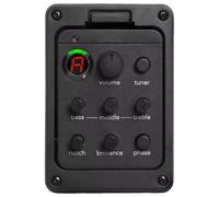 IJSDNVJNDX Preamp de Guitarra Acústica 4 Bandas, Preamp EQ, Afinador, Mezcla de Micrófono para Fishman.