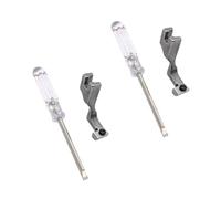 IJSDNVJNDX Prensatelas de Cremallera Invisibles Ajustables Pies de Cremallera Unilaterales para Máquina de Coser Industrial de Pespunte de Aguja Única