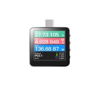 IJSDNVJNDX Probador de Carga Rápida USB-C Portátil Power-Z KM003C PD3.1 QC5.0 Voltímetro Digital y Amperímetro Probador de Banco de Energía