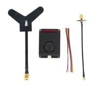 IJSDNVJNDX Transmisor de Audio y Video FPV VTX de 3,3 G y 4 W, 16 Canales, Compatible con PAL/NTSC y Ajuste de Parámetros OSD para Drones RC FPV de Alcance.