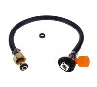 IJSDNVJNDX Tubo de Recarga de Gas de Goma A Prueba de Fugas, Convertidor de Cilindro, Adaptador de Recarga de Gas, Acoplador de Llenado de Tanque, Accesorios de Válvula, Manguera Trenzada.
