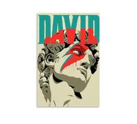ijshndgn Póster de David Bowie de arte vintage para decoración de habitación, decoración estética para dormitorio, sala de estar, paredes, póster estético de 30 x 45 cm, estilo sin marco