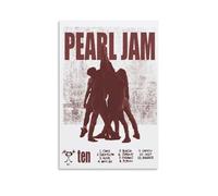 ijshndgn Póster de Pearl Jam de arte vintage, decoración de habitación, estético, para dormitorio, sala de estar, paredes, póster estético de 60 x 90 cm, estilo sin marco