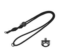 IJYHZKE Correa para el cuello para DJI OSMO POCKET 3, correa cruzada para cámara deportiva, antipérdida, con rosca de 1/4 para Pocket 3/ONE X3/X4, Negro, 27.95-48.43inch