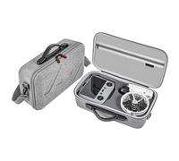 IJYHZKE Funda de almacenamiento para dron DJI Flip, funda de transporte compacta portátil para dron abatible con control remoto RC 2/N3, 2 baterías más combo, gris, Compacto