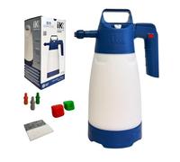 IK Foam Pro 2 ALK - Pulverizador de Espuma para Agentes Alcalinos - 1,25L | - 3 Tipos de Espuma - Desinfectantes, Neutros, Alcalis y Cetonas -Detailing, Limpieza y Desinfección -3 Bar- Boquilla Abanico