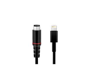 IK Multimedia - Cable Lightning a mini-DIN con carga