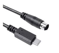 IK Multimedia - Cable USB-C a Mini-DIN de 7 pines para iRig, tipo C: 1 m | 1 m / 1,8 m de longitud, compatible con iRig HD, iRig Keys I/O, soporte MIDI 2 Pro, Pro Duo y Pro I/O