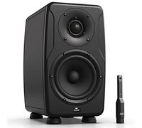 IK Multimedia iLoud Precision 5, nearfield studio monitor, 5" Woofer + 30mm Tweeter, 135W RMS, Respuesta coherente de fase y tiempo, Calibración ARC con micrófono de medición incluido, incl. X-MONITOR