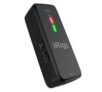IK Multimedia Irig Pre HD - Interfaz Digital de Micrófono de Alta Definición con Preamplificador de Calidad de Estudio, Negro