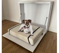 IK SIKD Cama Perros pequeños abatible. Mueble Cama Perros medianos. Ahorra Espacio y Duerme Junto a tu Mascota. Resistente.