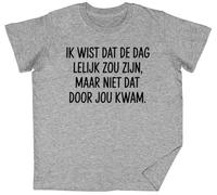 Ik Wist DAT De Dag Lelijk Zou Zijn Maar Grey Kids Unisex T-Shirt tee