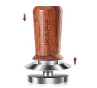 IKAPE Prensador de café espresso de 58,35 mm, prensador calibrado con resorte con acero inoxidable de alta calidad, compatible con portafiltro sin fondo de máquina de espresso de más de 58 mm