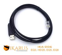 Ikarus Technologies Cable de conexión USB para monturas (EQDir HEQ5,EQ3,EQ8,EQ5)