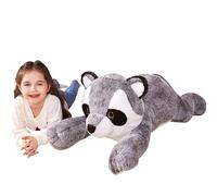 IKASA Mapache Peluche Gigante Juguetes Animales,Juguete Suave Peluche Grande Bonito Lindo Jumbo Enorme Kawaii Esponjoso,Regalos para Niños