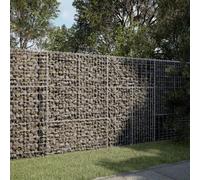 IKAYAA Gaviones de Piedra con Cubierta Muro de Contención de Gaviones 200x50x150 cm