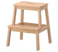 IKEA BEKVÄM Taburete de haya maciza, (50 cm)