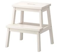 IKEA BEKVÄM - Taburete escalón, 50 cm, color blanco