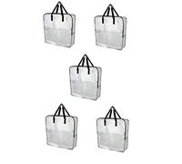 IKEA DIMPA - Bolsa de almacenamiento extra grande, bolsas transparentes y resistentes para protección contra la humedad (5 unidades, 25 ½ x 8 ¾ x 25 ½)