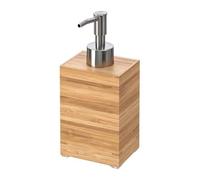 IKEA DRAGAN Dispensador de jabón, material natural resistente, se combina con otros productos Dragan, material básico: bambú, laca acrílica transparente, [bambú]