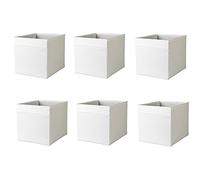 IKEA Drona Box, color blanco (Pack de 6)