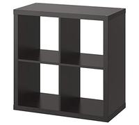 IKEA Estantería KALLAX, 77 x 77 cm, negro-marrón