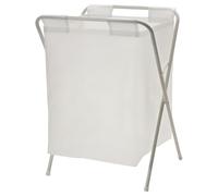 Ikea JALL-Bolsa de lavandería con soporte, color blanco 70 l, 80 cm