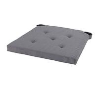 Ikea JUSTINA - Almohadilla para silla, 42/35 x 40 x 4 cm, gris
