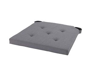 Ikea JUSTINA - Almohadilla para silla, 42/35 x 40 x 4 cm, gris